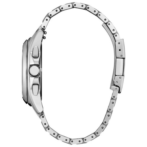 Citizen Men's Sport Chronograph Date Eco-Drive Silver Watch 40MM CA4680-55L - Picture 3 of 4